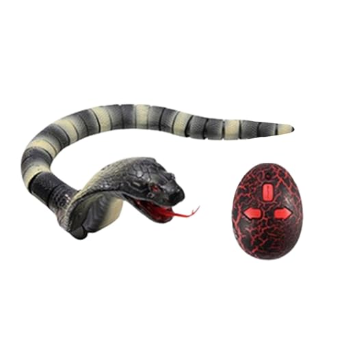 Ungtyb Remote Control Snake Toy, Tricky Prank Fake Snake, Rc Rattlesnake Joke Trick Toy for Travel, Parties, Camping, Picnics, Fun Scary Pranks Present, 15.75x1.57x1.38 Inches von Ungtyb