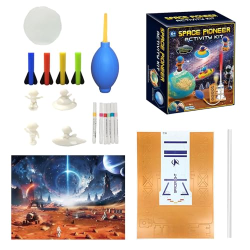 Ungtyb Science Toys, Planet Painting Kit, STEM Learning Activity, Creative Preschool Craft Set Colorful Pack for Kids, Homeschool, Holiday, Birthday, Classroom, Educational Ungtyb Science Toys, Planet Painting Kit, STEM Learning Activity, Creative Preschool Craft Set Colorful Pack for Kids, Homeschool, Holiday, Birthday, Classroom, Educational von Ungtyb
