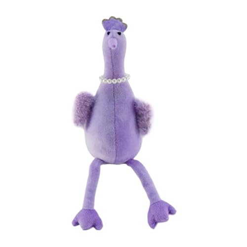 Ungtyb Stuffed Animal, Plush Toy, Soft Adorable Huggable Plush Pillow, Stuffed Chicken Doll for Children Bedroom Couch Decoration, 9.84x4.72x4.72in, Purple Pink Blue von Ungtyb