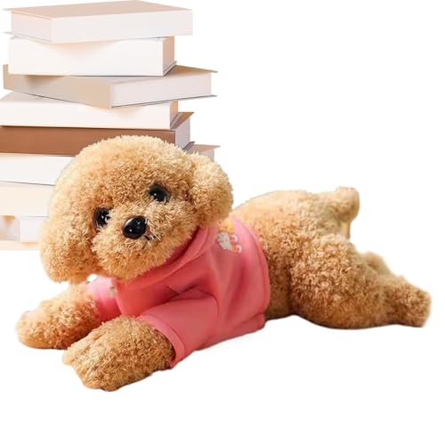 Ungtyb Stuffed Dog Plush, Cartoon Dog Plush, Simulation Puppy Toy, Plush Animal Dog with Realistic and Adorable Design 13.78x11.02x8.66 Inches for Kindergartens and Home Decoration von Ungtyb