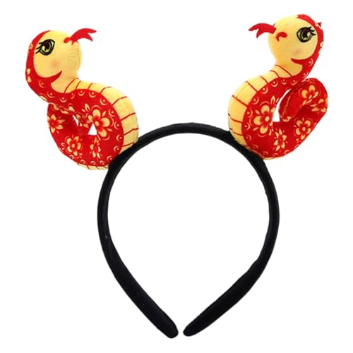 Ungtyb Year Of Snake, Snake Headband, Kids Hair Hoop, Festive Headband, Spring Festival Headband, Festive Snake Headband for Spring Festival, Unique Chinese New Year Hair Thingy for Kids and Adults von Ungtyb