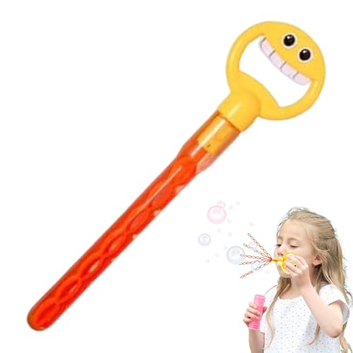 Wands for Kids, Smiling Face Bubble Maker, 5-Claw Bubble Blower, Party Favor Toy, Refillable Outdoor Activity Set, Fun Birthday Gift for Boys and Girls, 1 Piece von Ungtyb