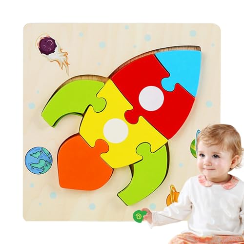 Wooden Animal Puzzle, Educational Puzzle For Kids, Toddler Wooden Puzzle, Wooden Preschool Toys, Animal Learning Puzzle, Cute Wooden Puzzles For Kids, Wooden Puzzle For 4-6 Year Olds von Ungtyb