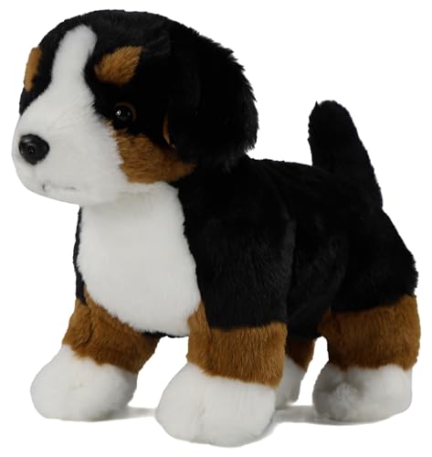 Uni-Toys - Berner Sennenhund, stehend - Ohne Leine - 29 cm (Länge) - Plüsch-Hund - Plüschtier, Kuscheltier von Uni-Toys