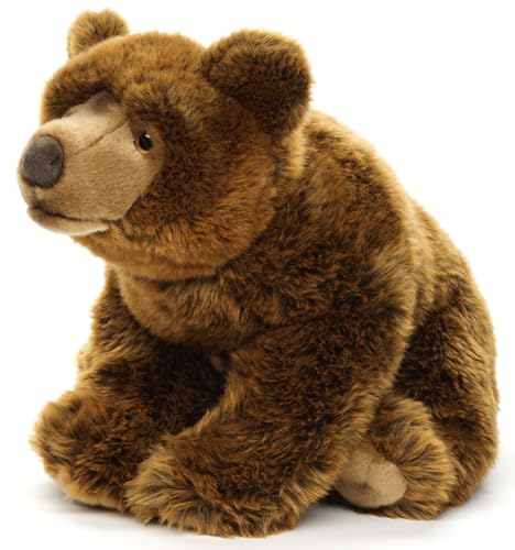 Uni-Toys - Braunbär groß, sitzend - 43 cm (Länge) - Plüsch-Bär - Plüschtier, Kuscheltier von Uni-Toys