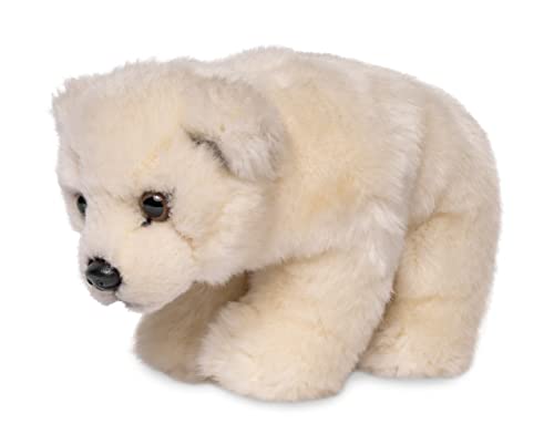 Uni-Toys - Eisbär Junges, stehend - 19 cm (Länge) - Plüsch-Bär, Polarbär - Plüschtier, Kuscheltier von Uni-Toys