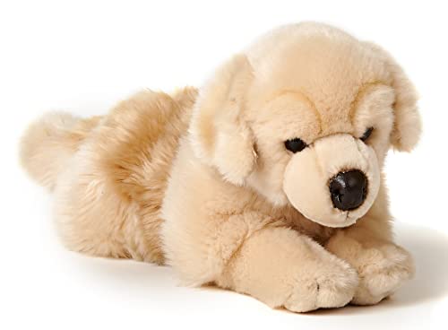 Uni-Toys - Golden Retriever, liegend - 39 cm (Länge) - Plüsch-Hund, Haustier - Plüschtier, Kuscheltier, Beige-braun von Uni-Toys