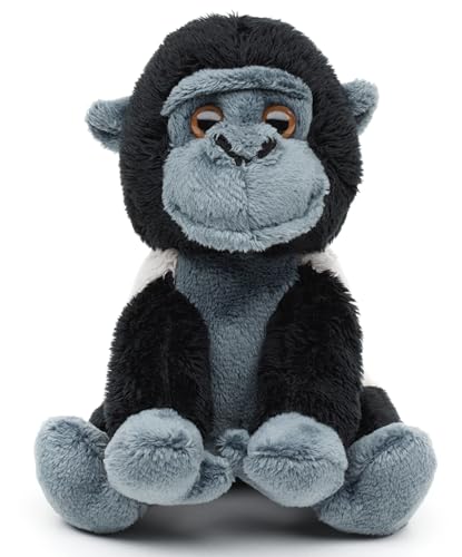 Uni-Toys - Gorilla Plushie, sitzend - 14 cm (Höhe) - Plüsch-AFFE - Plüschtier, Kuscheltier von Uni-Toys