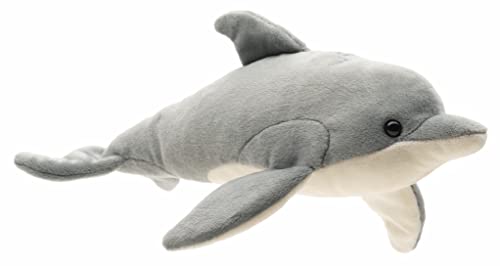 Uni-Toys - Großer Tümmler, Delfin - 28 cm (Länge) - Plüsch-Wal, Delphin - Plüschtier, Kuscheltier von Uni-Toys