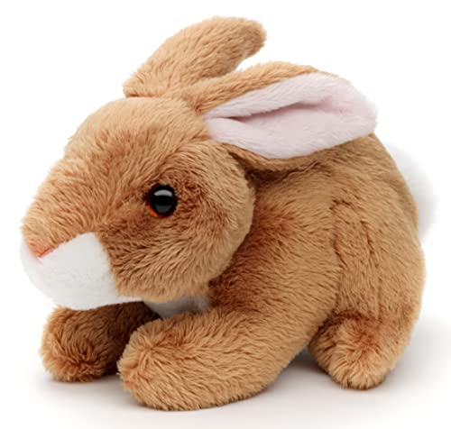 Uni-Toys - Hase Plushie (braun) - 15 cm (Länge) - Plüsch-Kaninchen - Plüschtier, Kuscheltier von Uni-Toys