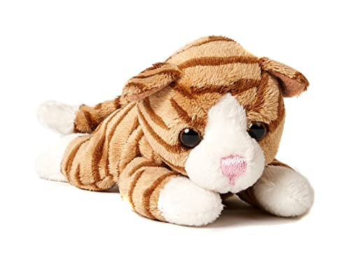 Uni-Toys - Kätzchen Plushie (braun-getigert) - 15 cm (Länge) - Plüsch-Katze - Plüschtier, Kuscheltier von Uni-Toys