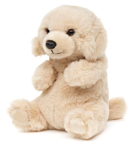 Uni-Toys - Labrador, sitzend - 17 cm (Höhe) - Plüsch-Hund - Plüschtier, Kuscheltier von Uni-Toys