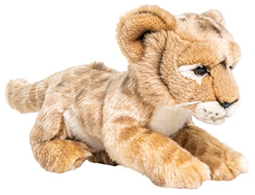Uni-Toys - Löwenbaby - 22 cm (Länge) - Plüsch-Löwe, Wildtier - Plüschtier, Kuscheltier von Uni-Toys