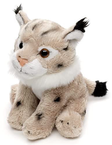 Uni-Toys - Luchs Plushie - 13 cm (Länge) - Plüsch-Katze - Plüschtier, Kuscheltier von Uni-Toys