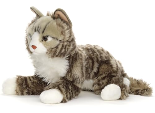 Uni-Toys - Norwegische Waldkatze - 46 cm (Länge) - Plüsch-Katze - Plüschtier, Kuscheltier von Uni-Toys