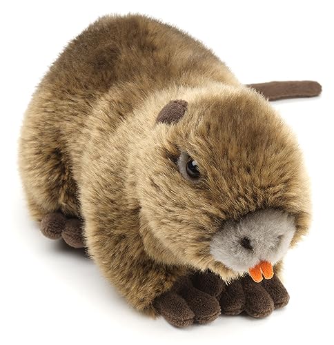 Uni-Toys - Nutria - 21 cm (Länge) - Plüsch-Nagetier, Biberratte, Sumpfotter - Plüschtier, Kuscheltier von Uni-Toys