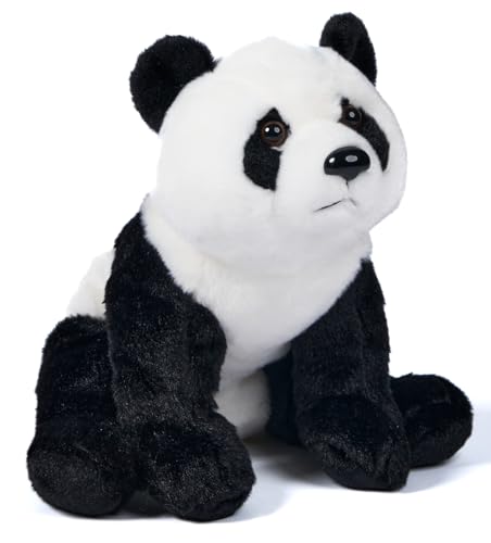 Uni-Toys - Pandabär, sitzend - 24 cm (Höhe) - Plüsch-Bär, Panda - Plüschtier, Kuscheltier von Uni-Toys