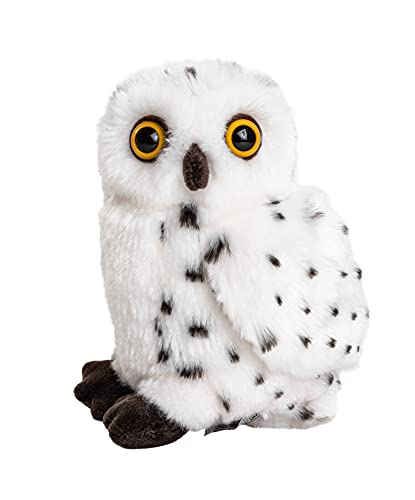 Uni-Toys - Schnee-Eule - 19 cm (Höhe) - Plüsch-Vogel - Plüschtier, Kuscheltier von Uni-Toys