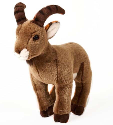 Uni-Toys - Steinbock, stehend - 30 cm (Höhe) - Plüsch-Ziege - Plüschtier, Kuscheltier von Uni-Toys