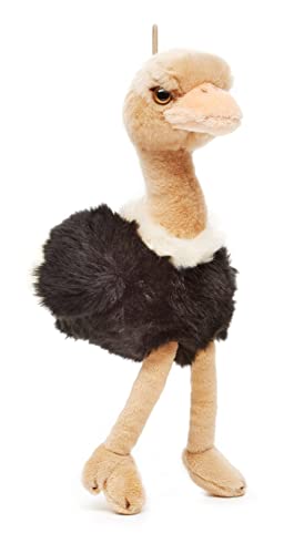 Uni-Toys - Strauß - 28 cm (Höhe) - Plüsch-Vogel - Plüschtier, Kuscheltier von Uni-Toys