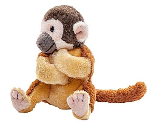 Uni-Toys - Totenkopfaffe mit Klammerarm - 18 cm (Höhe) - Plüsch-Affe - Plüschtier, Kuscheltier von Uni-Toys