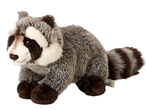 Uni-Toys - Waschbär - 23 cm (Länge) - Plüsch-Bär, Waldtier - Plüschtier, Kuscheltier von Uni-Toys