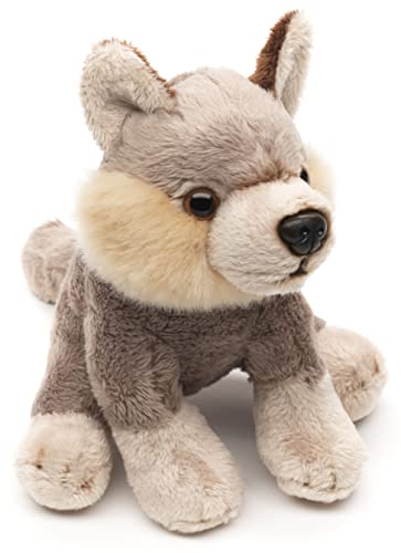 Uni-Toys - Wolf Plushie - 15 cm (Länge) - Plüsch-Wolf - Plüschtier, Kuscheltier von Uni-Toys