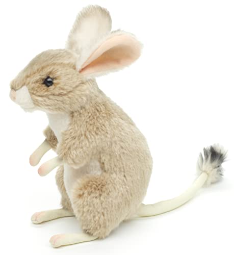 Uni-Toys - Wüstenspringmaus, stehend - 17 cm (Höhe) - Plüsch-Maus, Wüstenmaus - Plüschtier, Kuscheltier von Uni-Toys