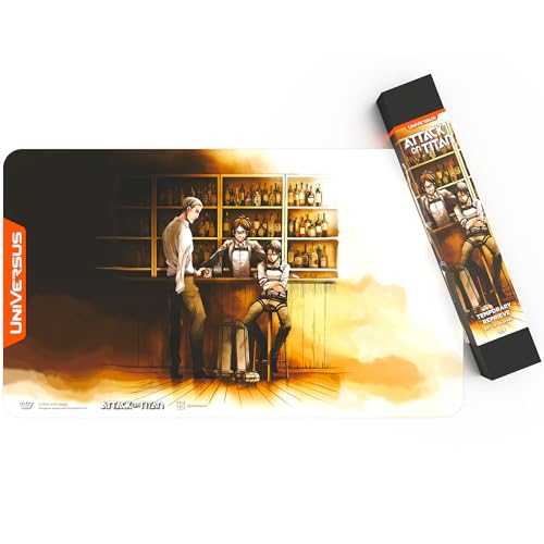 UniVersus: Attack on Titan: Origins of Power - Temporäre Reprieve Playmat - 24x14 Neoprenmatte Tischkartenspiel Zubehör UVS Spiele Lizenziert von UniVersus