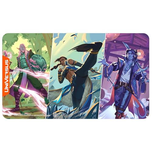 UniVersus: Critical Role: Heroes of Exandria - Caduceus, Beauregard & Mollymauk of The Mighty Nein Playmat - 61 x 35 cm, Neopren, Tischspielzubehör von UniVersus