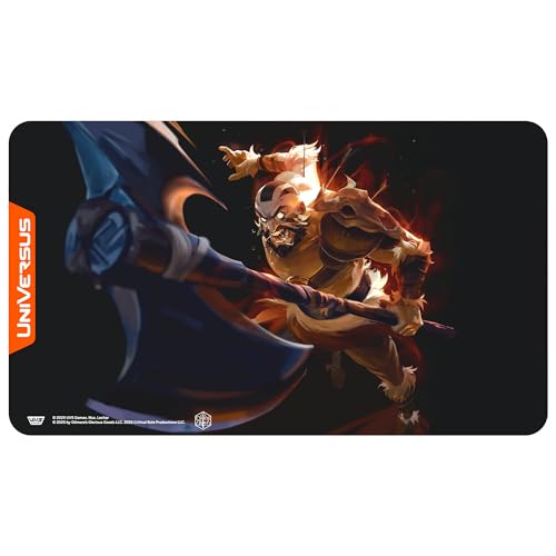 UniVersus: Critical Role: Heroes of Exandria Grog Strongjaw Playmat - 24 x 14 Neopren Matte, Tabletop Kartenspiel Zubehör, UVS Spiele, Lizenziert von UniVersus