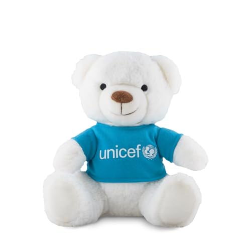 Unicef Teddybär, weiß, 18 cm von Unicef