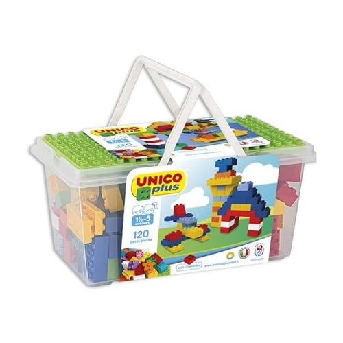 Unico 8502-0000 120 Bauklötze,3 Jahre to 99 Jahre von ToyCentre