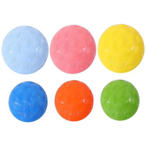 6pcs/Set Stepping Stones Kinder bunte Gleichgewichtsschrittschrittsteine 220 lbs Ladung Schildkröten -Sensorie -Sprungsteine Nicht -Slip -Outdoor -Spielgeräte für Kinder Typ 2, sensorische Sprungstei von Unicoco