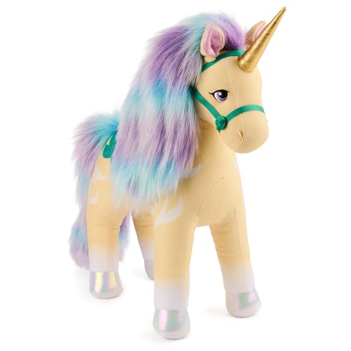 Unicorn Academy, Offizielles Leaf Plüschtier, Einhorn, Leaf, Einhorn, Plüsch, Einhorn-Spielzeug für Mädchen ab 1 Jahr, Gelb, 38 cm Unicorn Academy, Offizielles Leaf Plüschtier, Einhorn, Leaf, Einhorn, Plüsch, Einhorn-Spielzeug für Mädchen ab 1 Jahr, Gelb, 38 cm von Unicorn Academy
