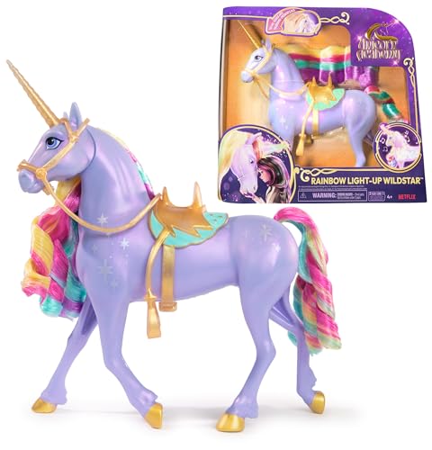 Unicorn Academy 6071157 Einhorn DollFtrRainbwLightUpWildstar, Multicolor von Unicorn Academy