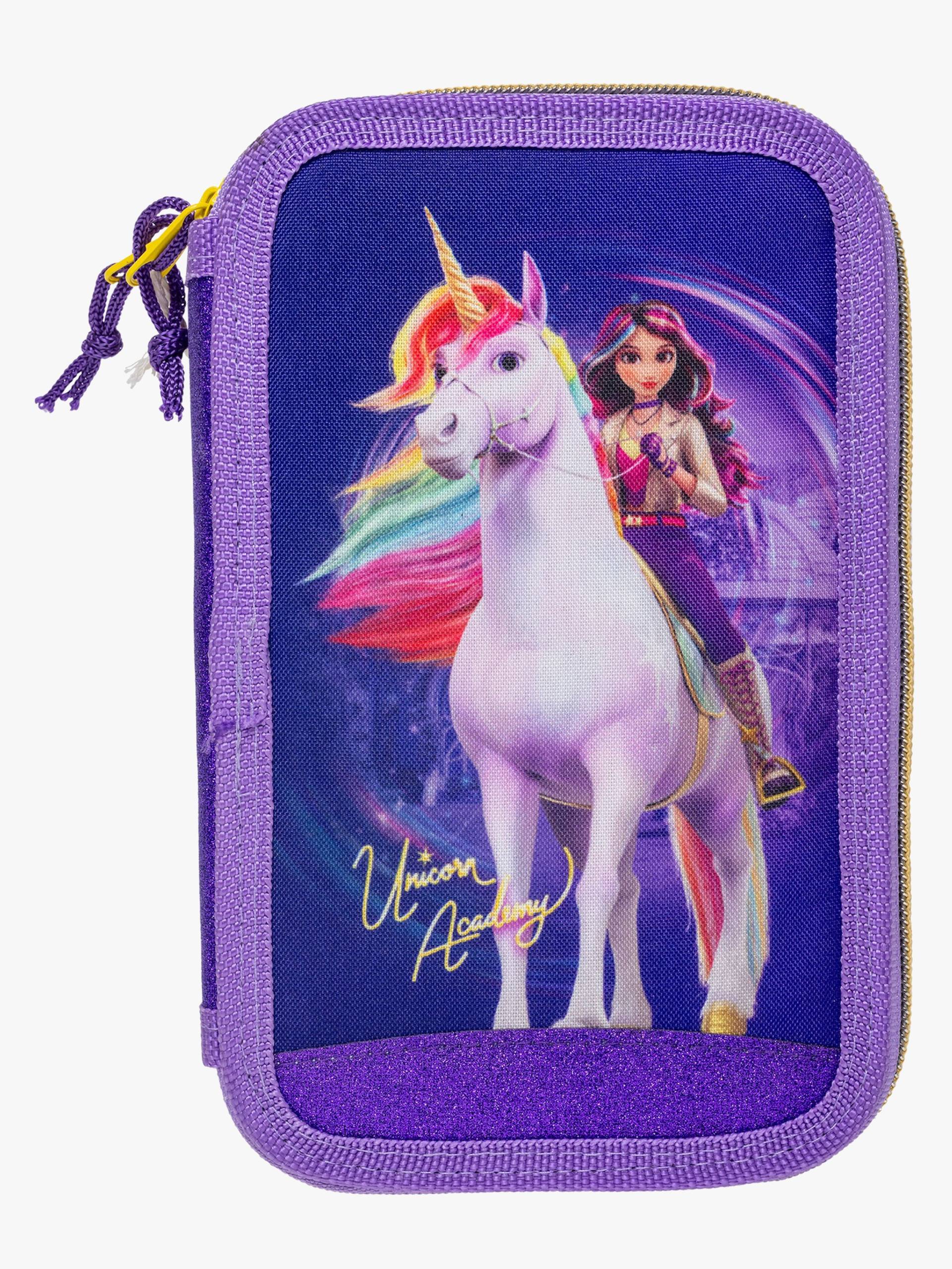 Unicorn Academy Doppel-Federmäppchen, Lila Unicorn Academy Doppel-Federmäppchen, Lila von Unicorn Academy