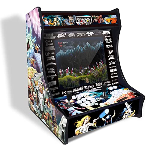 Unicview Bartop Arcade-Station mit 9.800 Spielen, Joysticks, 6 Spieltasten, DX 2 Plus-Karte, Spielmöglichkeit für bis zu 4 Spieler, 19-Zoll-Ghost-Display Unicview Bartop Arcade-Station mit 9.800 Spielen, Joysticks, 6 Spieltasten, DX 2 Plus-Karte, Spielmöglichkeit für bis zu 4 Spieler, 19-Zoll-Ghost-Display von Unicview