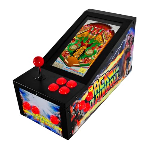 Virtual Pinball 13,3 Zoll, 1080p, PC N5105, 8 GB RAM, 128 GB SSD, enthält mehr als 300 visuelle Pinball-Boards 9 und X, über 900 Mame vertikale Spiele, Joystick Arcade-Modus, 9 Tasten, Pinball-Modus von Unicview