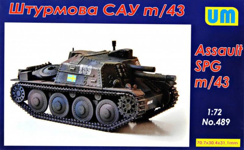 Assault self-propelled gun m/43 von Unimodels