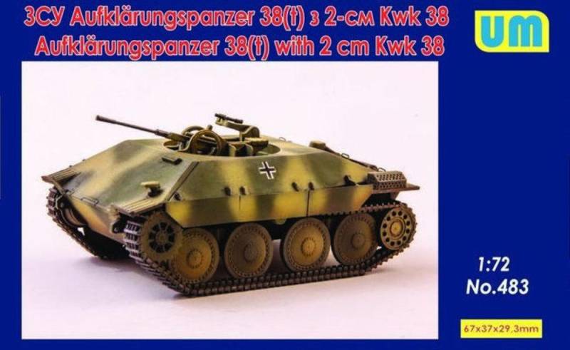 Aufklarungspanzer 38(t) with 2cm Kwk38 von Unimodels