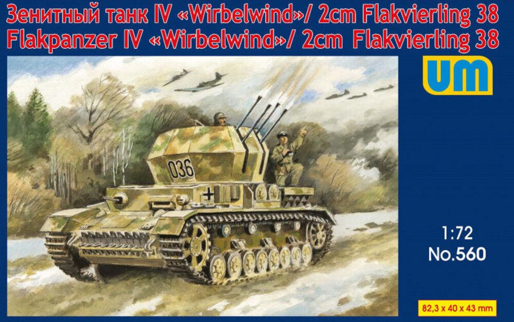 Flakpanzer IV Wirbelwind/2cm Flakvierling 38 von Unimodels