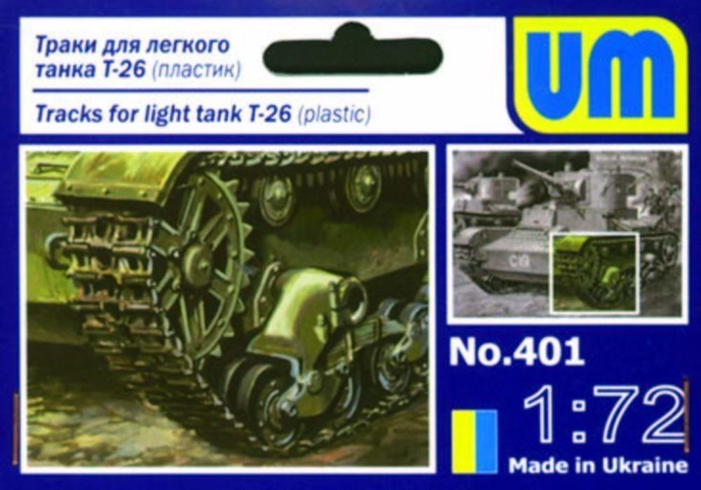 Ketten für Light Tank T-26 von Unimodels