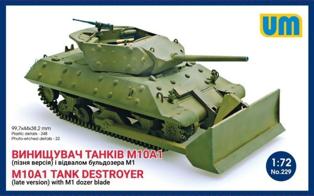 M10A1 tank destroyer (late)with M1 dozer blade von Unimodels