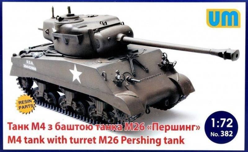 M4 Tank with turret M26 Pershing Tank von Unimodels