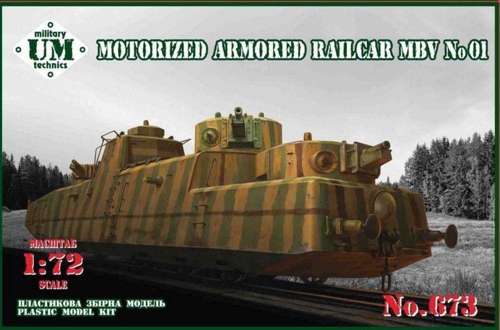 Motorized armored railcar MBV No.01 von Unimodels