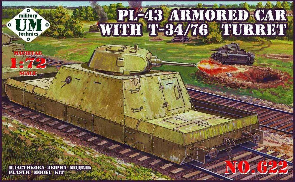 Pl-43 armored car with T-34/76 turret von Unimodels