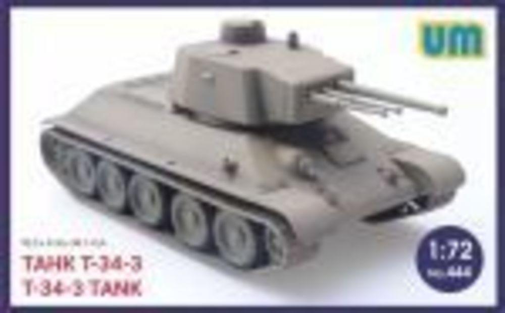 T-34-3 Tank von Unimodels