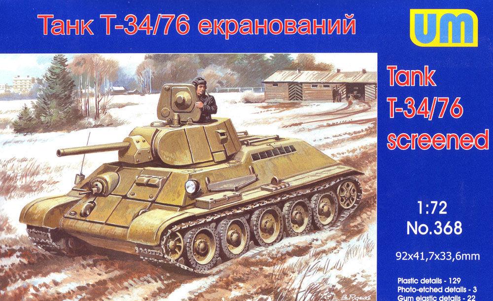 T34/76-E screened tank von Unimodels