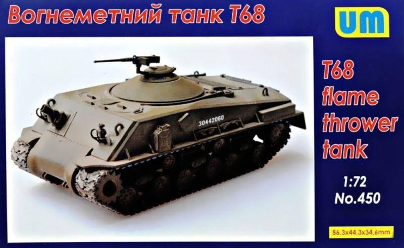 T68 Flame thrower Tank von Unimodels